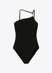 Tory Burch One-Shoulder Clip Tank Swimsuit