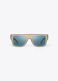 Tory Burch Oversized Geometric Sunglasses