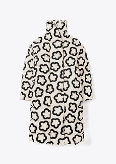 Tory Burch Oversized Printed Down Coat