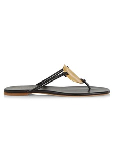 Tory Burch Patos Leather Sandals
