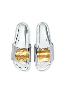 Tory Burch Patos Mismatch Hammered Slide