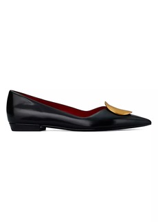 Tory Burch Patos Pointed Leather Flats
