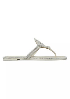 Tory Burch Pavé Cord Miller Leather Sandals