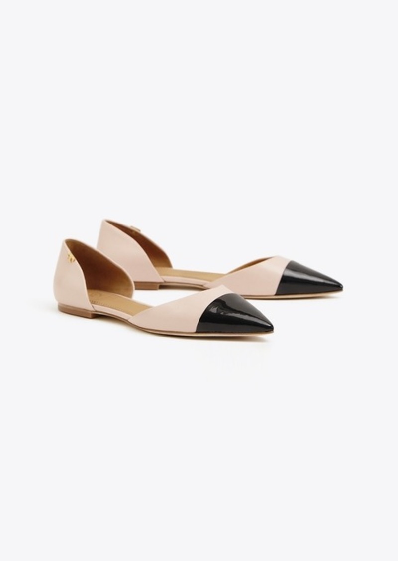 Tory Burch PENELOPE CAP-TOE D'ORSAY FLAT | Shoes