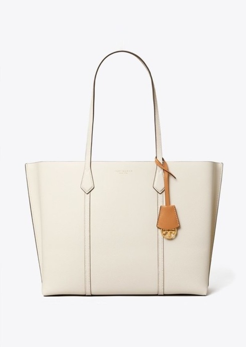 Tory Burch Perry Triple-Compartment Tote Bag Light Umber