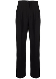 Tory Burch pleat-detail four-pocket tailored trousers