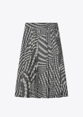 Tory Burch Pleated Silk Skirt