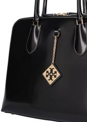 Tory Burch Polished Swing Leather Top Handle Bag