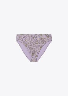 Tory Burch Printed High-Waisted Bikini Bottom