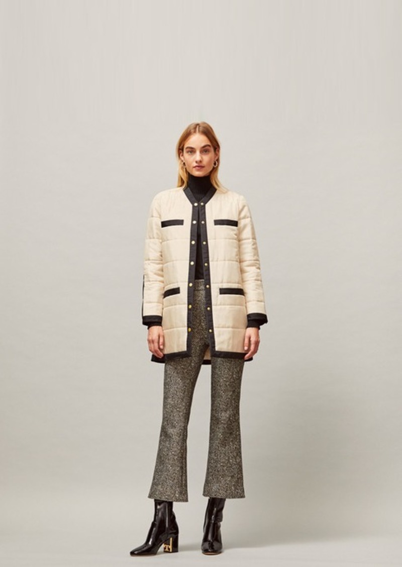 Tory Burch Quilted Long Jacket | Outerwear
