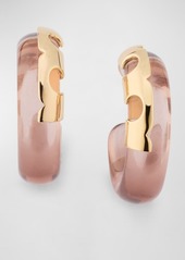 Tory Burch Resin Hoop Earrings