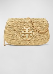 Tory Burch Reva Straw Clutch Bag