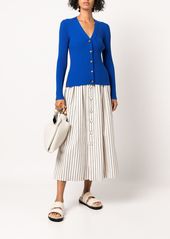 Tory Burch ribbed-knit button-up cardigan