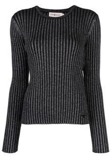 Tory Burch ribbed knitted top
