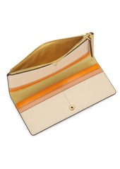 Tory Burch Robinson Colorblock Leather Slim Wallet