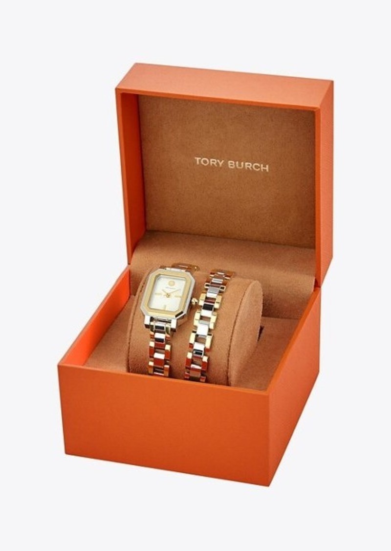 Tory Burch, Jewelry, Tory Burch Womans Robinson Goldtone Stainless Steel  Watch