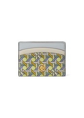 Tory Burch Robinson Printed Leather Card Case