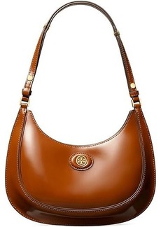 Tory Burch Robinson Spazzolato Convertible Crescent Bag