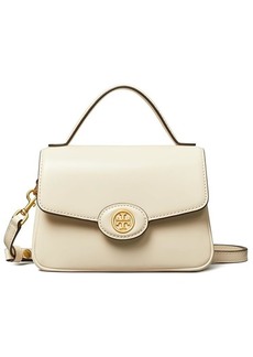 Tory Burch Robinson Spazzolato Small Top-Handle Bag