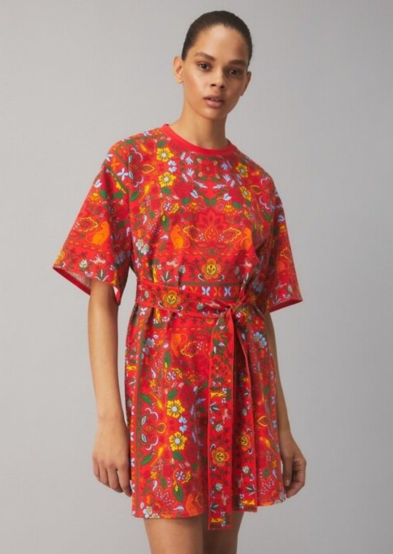 Tory Burch Scarf Printed T-Shirt Dress | Dresses