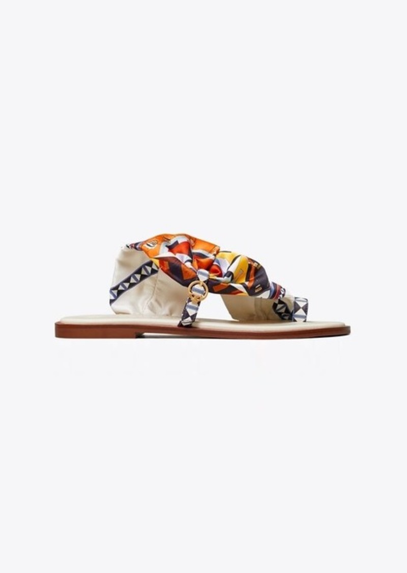 Tory burch scarf discount sandal