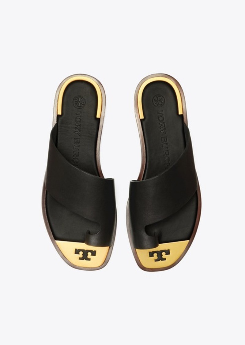 tory burch selby toe ring slide