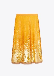 Tory Burch Sequin Embellished Skirt