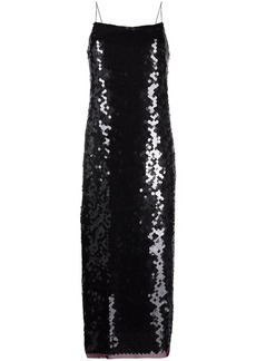 Tory Burch sequin-embellished sleeveless maxi dress