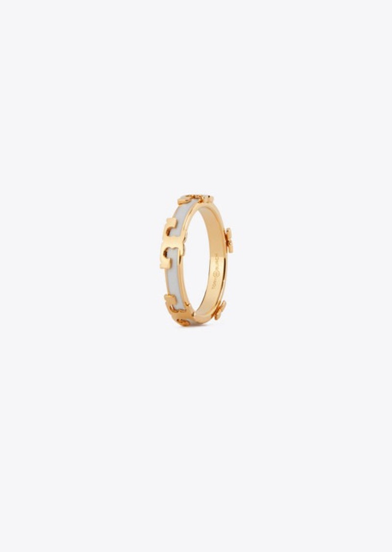 Tory Burch Serif-T Enameled Stackable Ring | Jewelry
