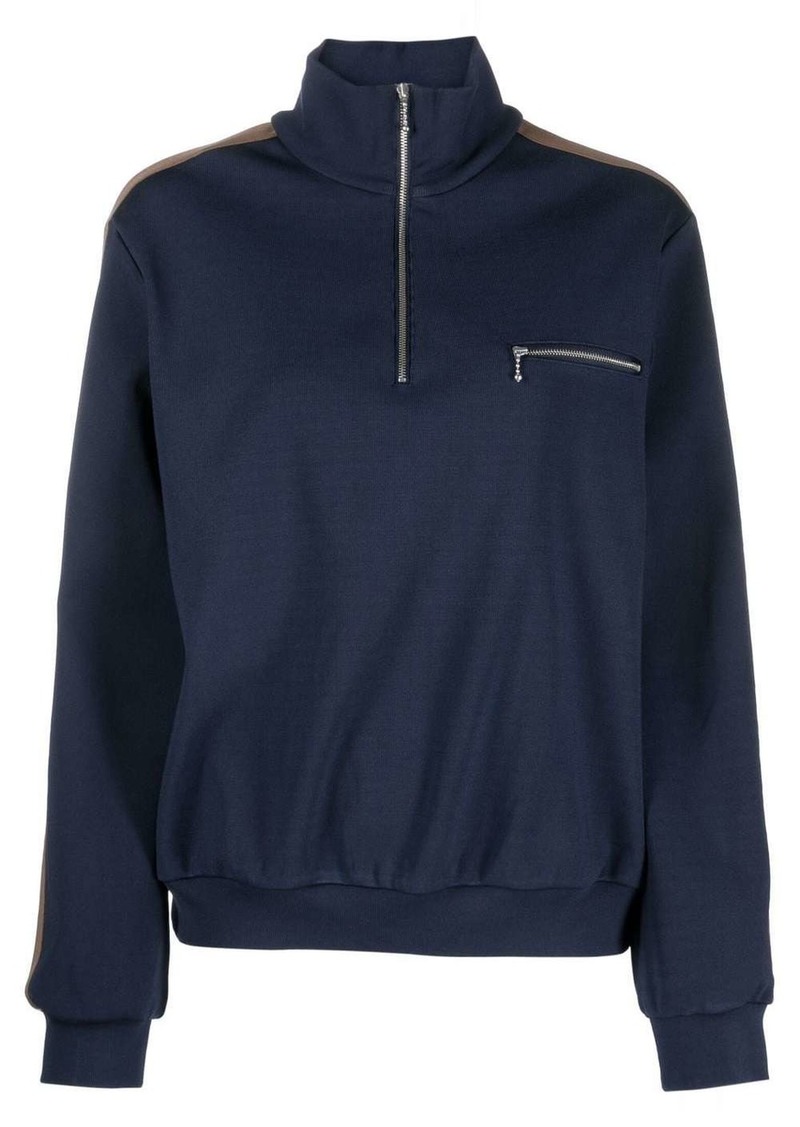 Tory Burch side-stripe detail sweatshirt