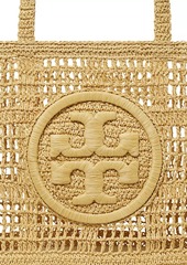 Tory Burch Small Ella Crochet Straw Tote Bag