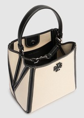 Tory Burch Small Mcgraw Canvas Bucket Bag