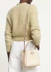 Tory Burch Small Mcgraw Leather Bucket Bag