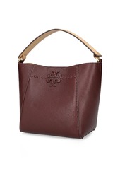 Tory Burch Small Mcgraw Textured Leather Bucket Bag