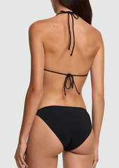 Tory Burch Solid Gemini Link String Bikini Top