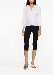 Tory Burch spread-collar silk shirt