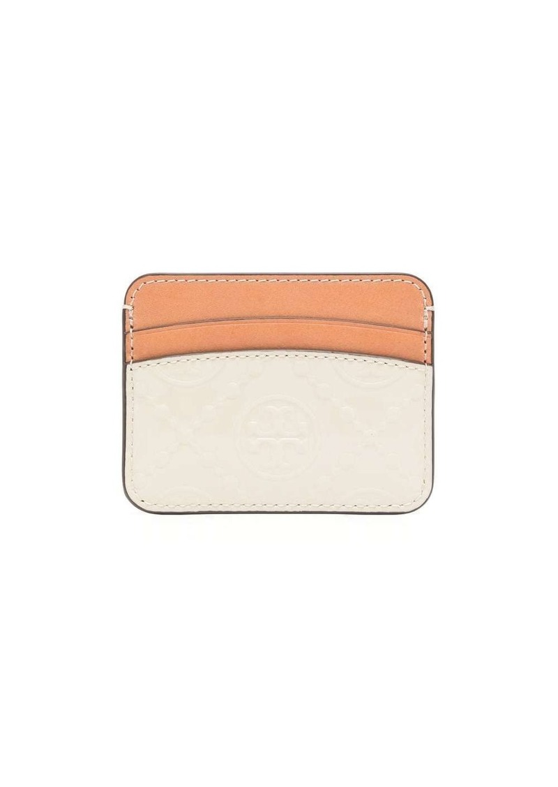 Tory Burch T monogram-embossed cardholder