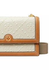 Tory Burch T Monogram Embossed Patent Leather Shoulder Bag