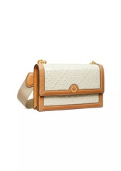 Tory Burch T Monogram Embossed Patent Leather Shoulder Bag