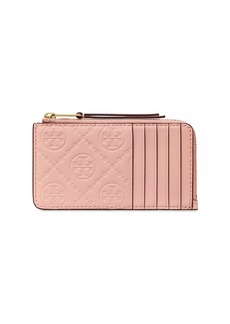 Tory Burch T Monogram Leather Card Case