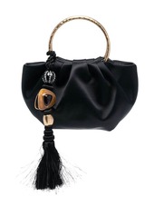 Tory Burch tassel-detail satin tote bag