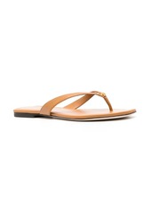 Tory Burch thong-strap leather flip flops