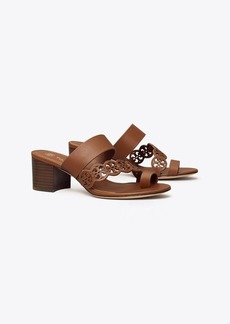 Tory Burch Tiny Miller Heeled Sandal, Leather