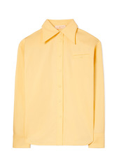 Tory Burch - Women's Poplin Button-Down Shirt - Yellow - Moda Operandi