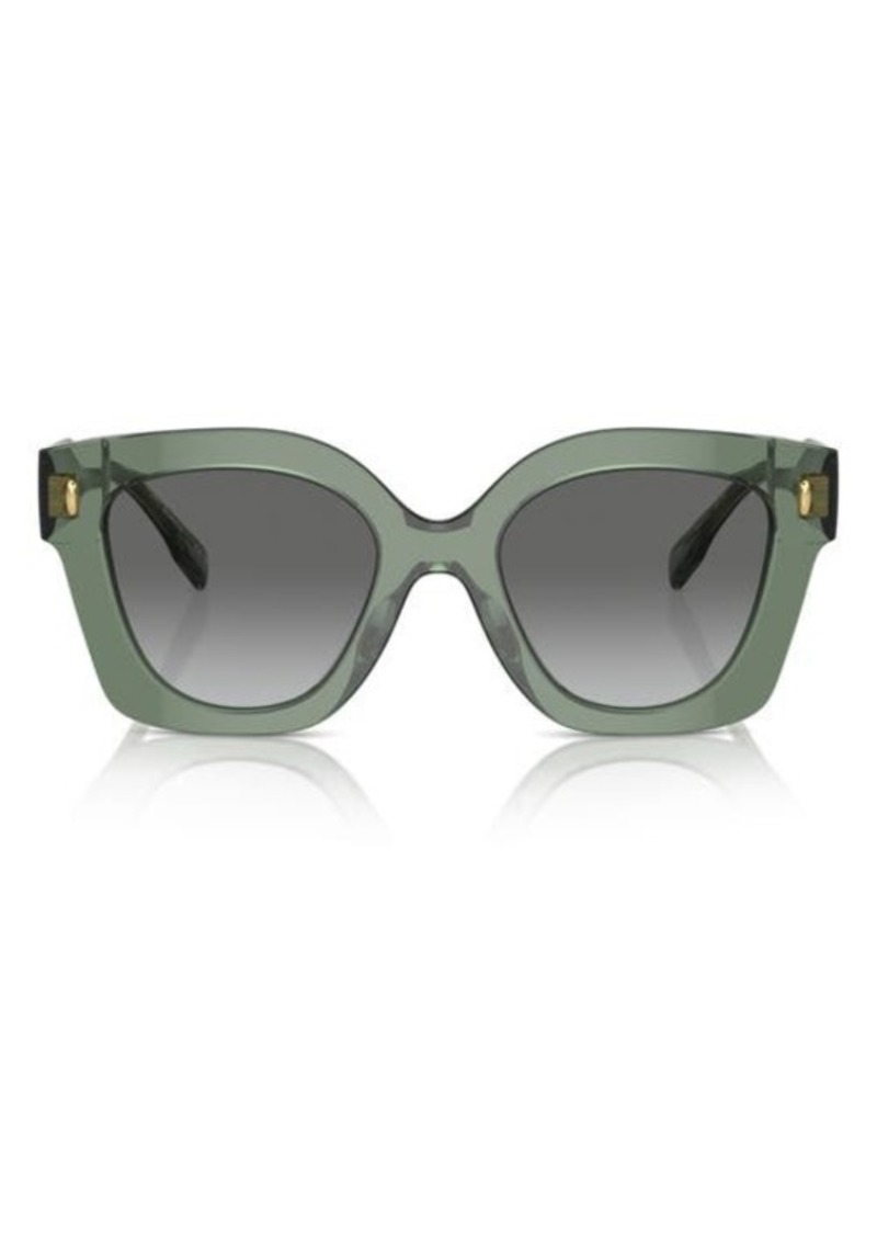 Tory Burch 49mm Gradient Irregular Sunglasses