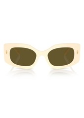 Tory Burch 50mm Irregular Sunglasses