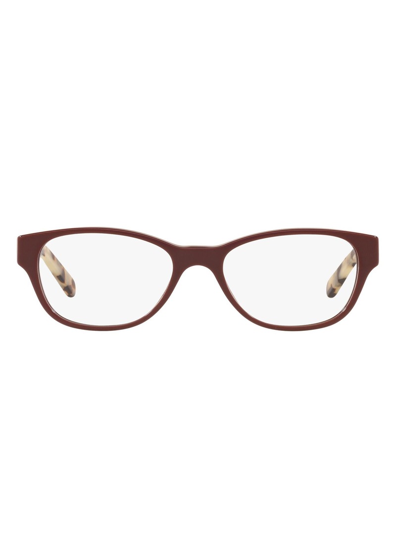Tory Burch 51mm Butterfly Optical Glasses in Bordeaux at Nordstrom