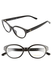 Tory Burch 51mm Optical Glasses in Black at Nordstrom