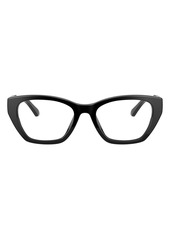 Tory Burch 52mm Optical Glasses in Dark Brown at Nordstrom
