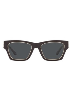Tory Burch 53mm Rectangular Sunglasses